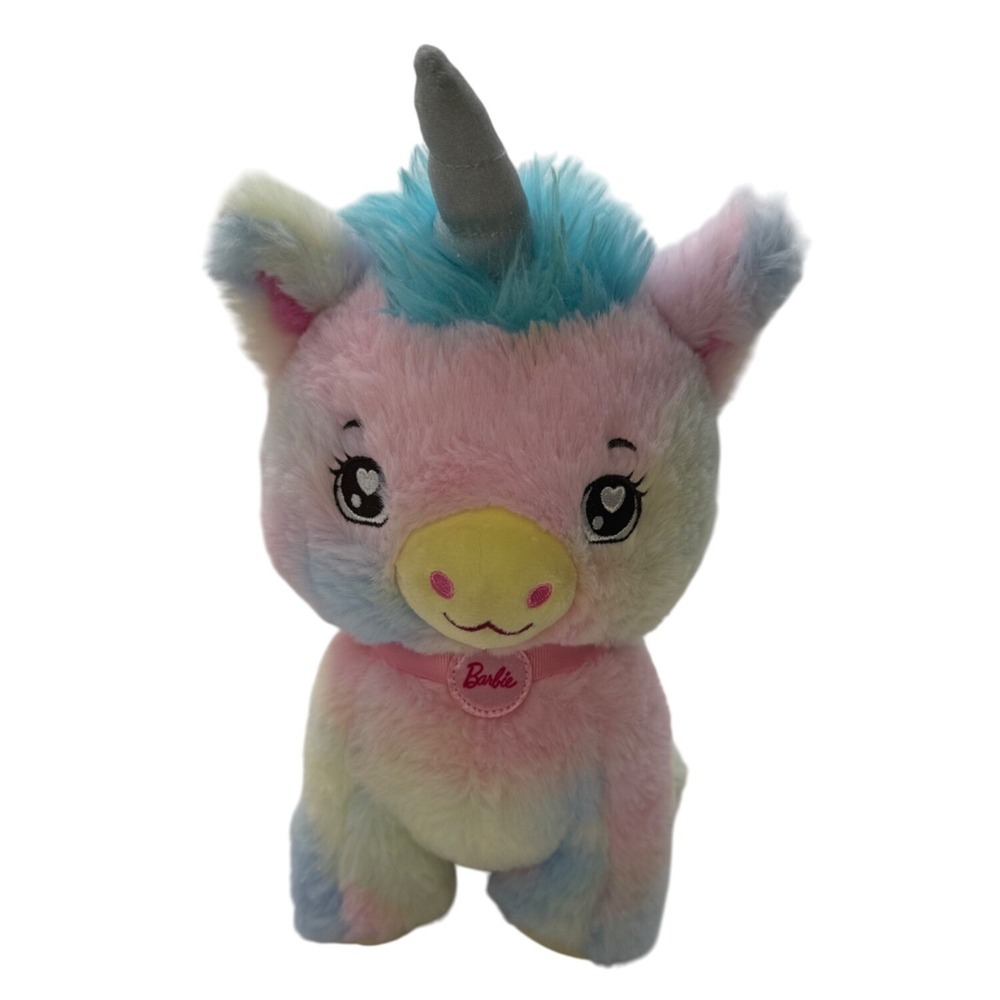 Barbie Rainbow Unicorn (Only) Plush Chef Pet Adventure Stuffed Animal Toy 12"